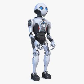 3D Robot Droid PBR model